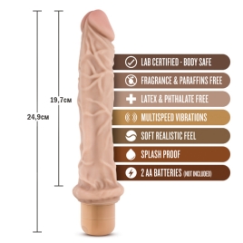 Фаллос Dr. Skin Vibe 8, Blush Novelties