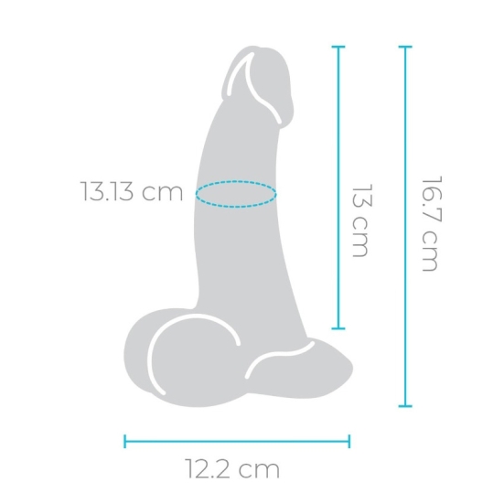 Фаллос b-Vibe Slipskin 6.5&quot; Curved