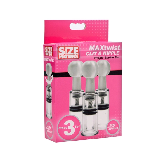 Набор помп для клитора и сосков Max Twist