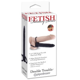 Чёрная насадка Double Trouble Pipedream