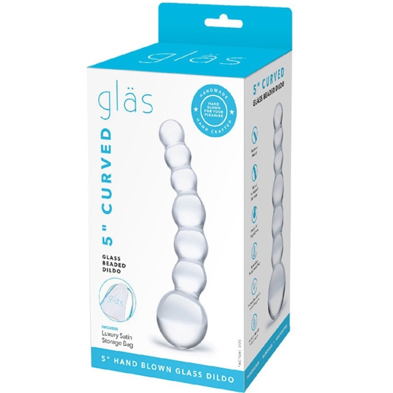 Стимулятор из стекла Glas Beaded Dildo