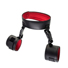 Ошейник с наручниками ToyFa Theatre